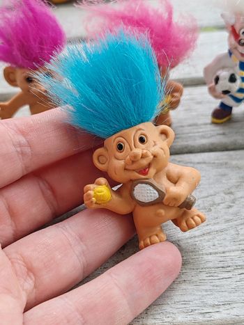 Troll bleu weetos vintage - tennis