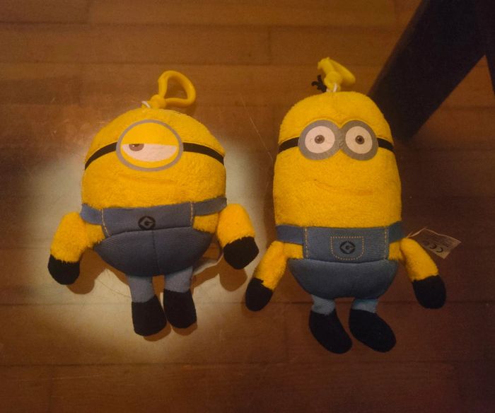 Lot de 2 porte-clés Minions peluche - photo numéro 5