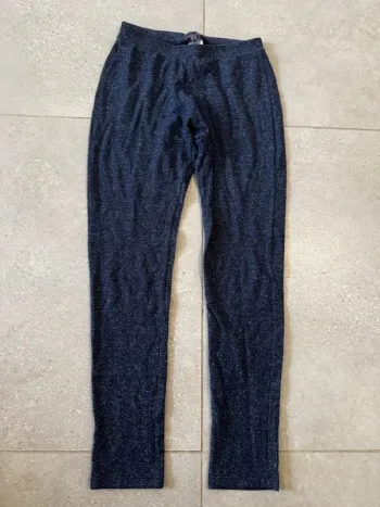 Legging bleu Princesse tam tam, taille 38, très bon état