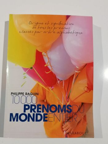 Livre 10000 prénoms du monde entier