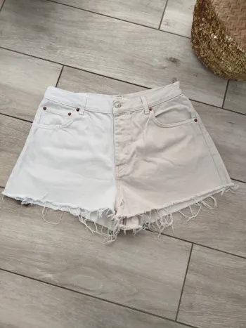 Short en jean bi-color Pull & Bear