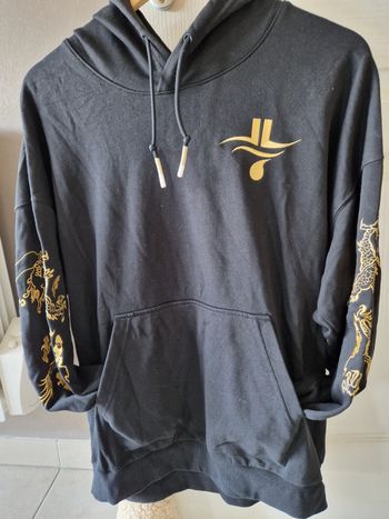 Sweat à capuche noir XTEP SPORT taille XL