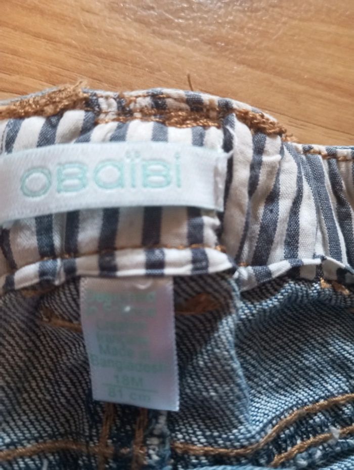 Jean droit garçon 18 mois obaibi - photo numéro 3