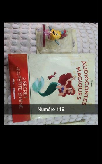 119ēme audioconte magique collection altaya deagostini livre et figurine disney audio conte