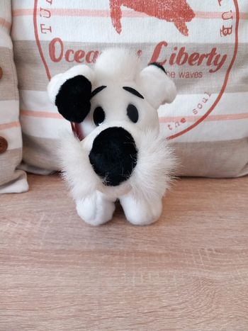 Peluche Idéfix année 1999 Marque nounours 20cm