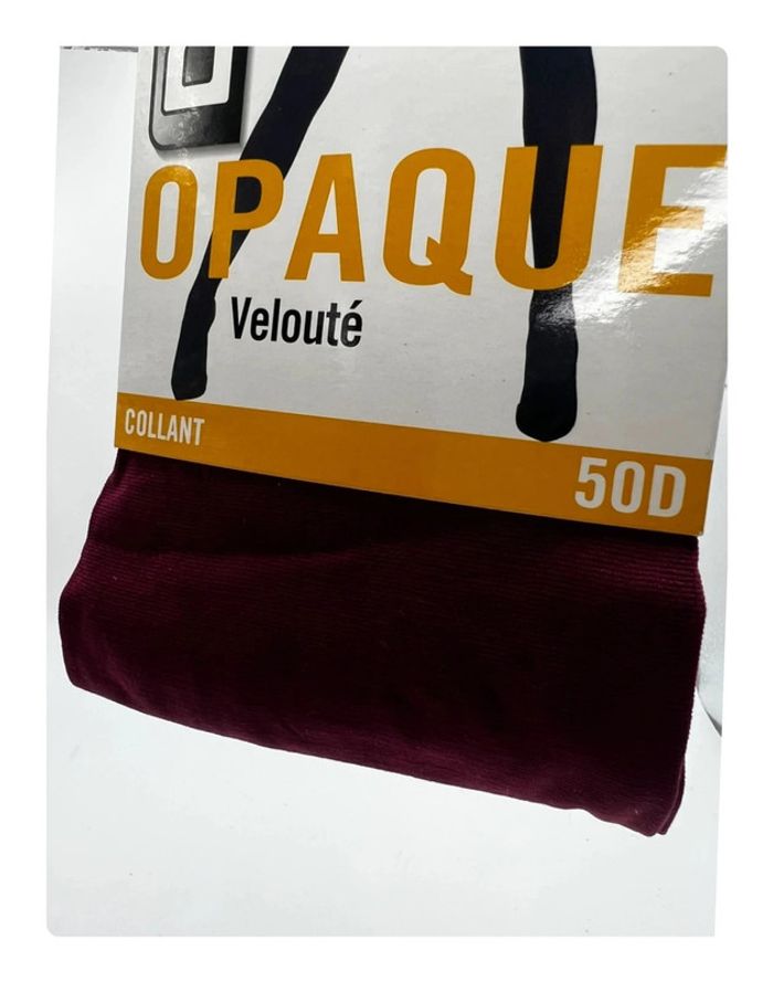 Collant opaque DIM 1/2 grenat (Pas de Vinted Go) - photo numéro 2