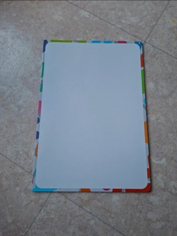 Ardoise blanche double face