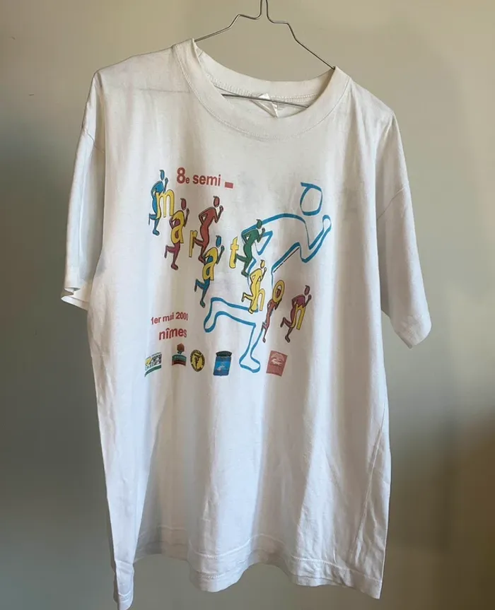 Tee shirt vintage marathon taille XL 👟 - photo numéro 2