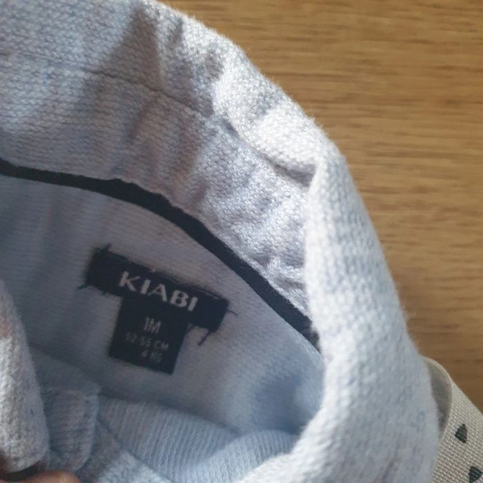 💚 Ensemble chemise salopette 1 mois Kiabi #emyfleury_1moisgarçon - photo numéro 3