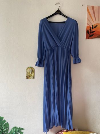 Belle robe bleu taille S