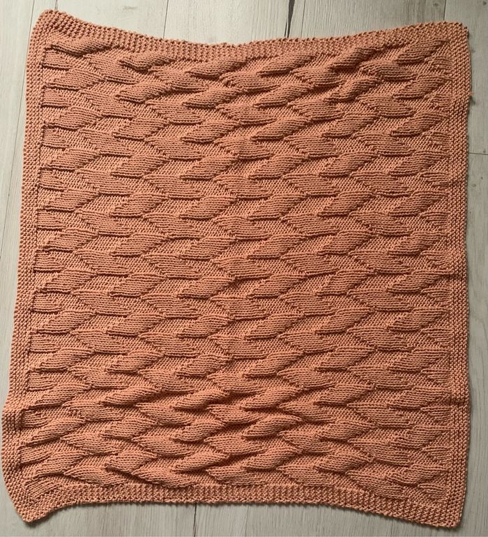 Couverture au tricot