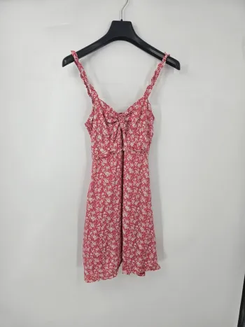 Robe fleurie rose Calie Paris – Taille 36 – Neuve avec étiquette