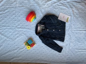veste en jean bleu foncé 3 ans kiabi