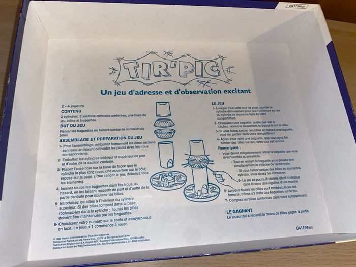 Jeux MB Tir pic vintage 1992 hasbro - photo numéro 6