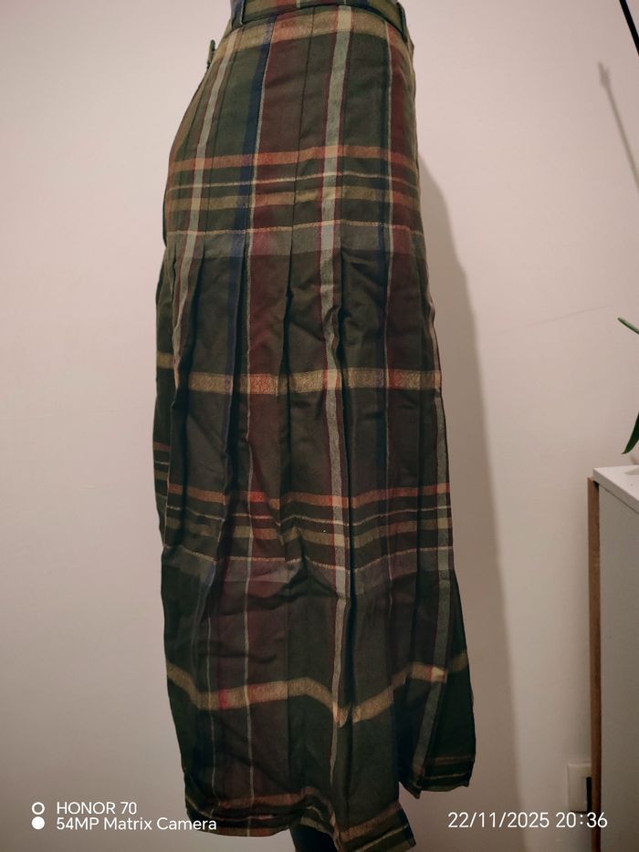 Jupe plissee en laine vintage - photo numéro 2