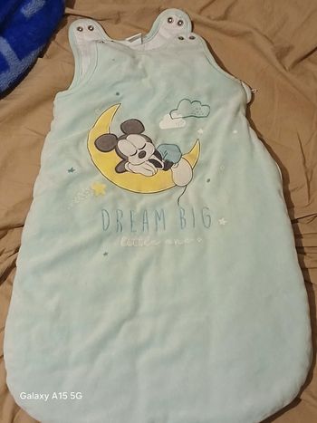 Gigoteuse turquoise 0/6mois