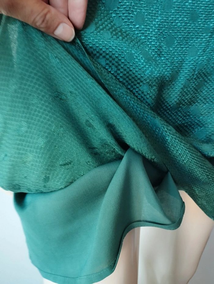 Robe Erinly couleur Émeraude taille 38 - photo numéro 3