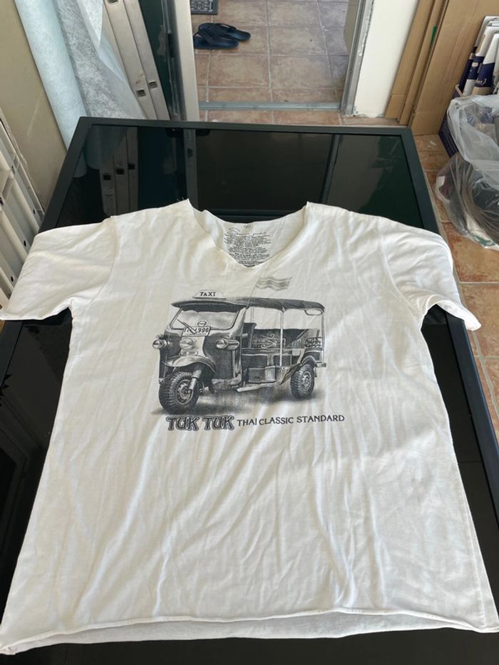 Joli T-shirt, blanc, taille XL - photo numéro 2