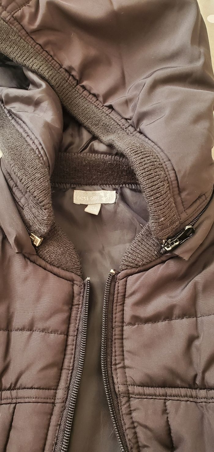 Doudoune sans manche noir garçon 10 ans - photo numéro 6