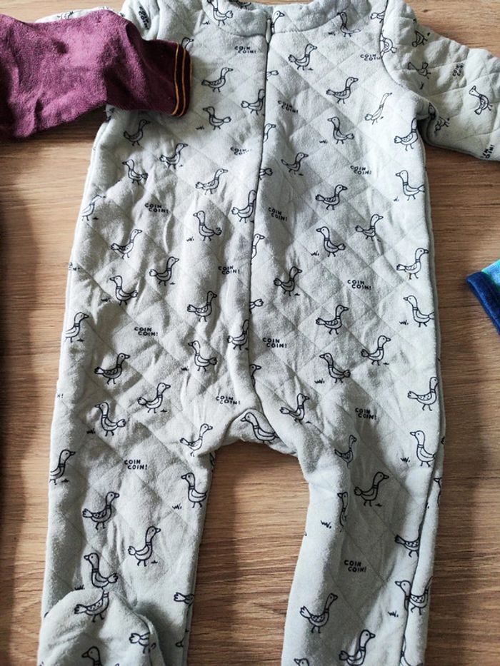 Lot de 3 pyjamas Bout'chou, Dp'am, Orchestra 12 mois - photo numéro 3