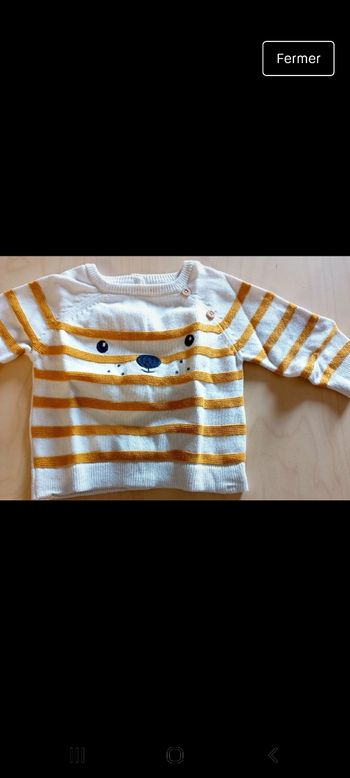 Pull façon marinière