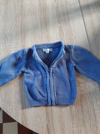 Gilet bleu 6 mois