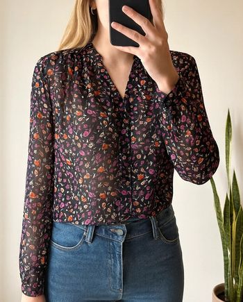 Blouse légère imprimé fleuri Morgan – Taille 34