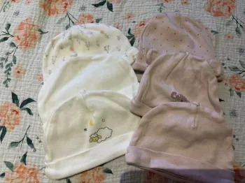 Lot de 6 bonnets fille