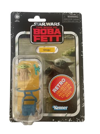 Figurine Star Wars The Book Of Boba Fett Grogu Retro Collection Kenner Hasbro neuf