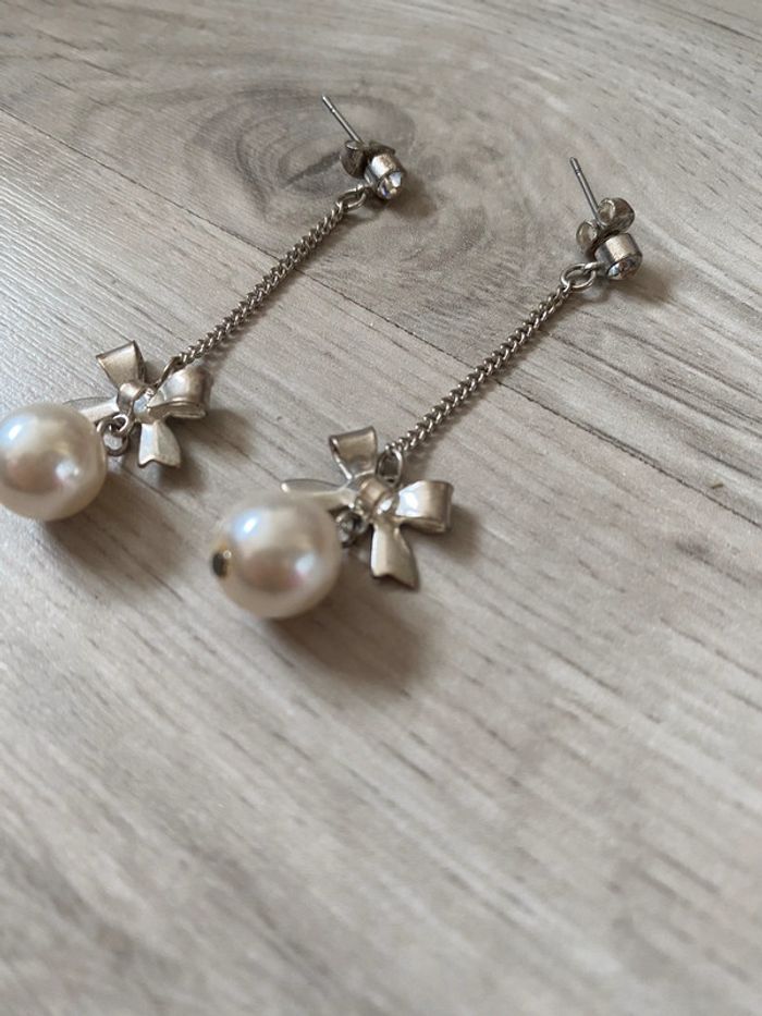 Boucle d’oreilles perle