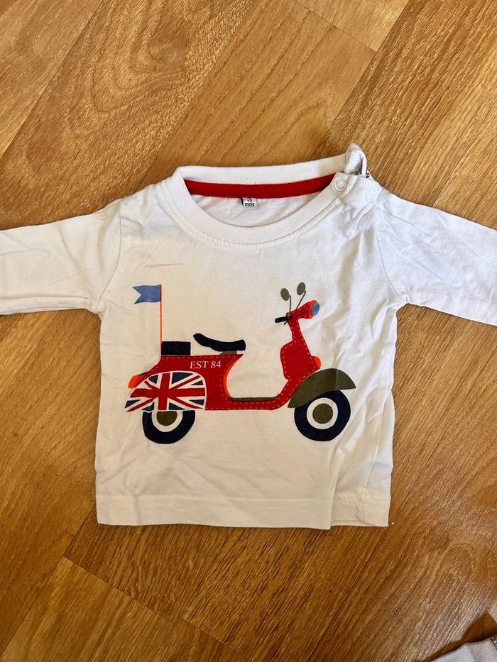 Lot t-shirt bébé - photo numéro 5