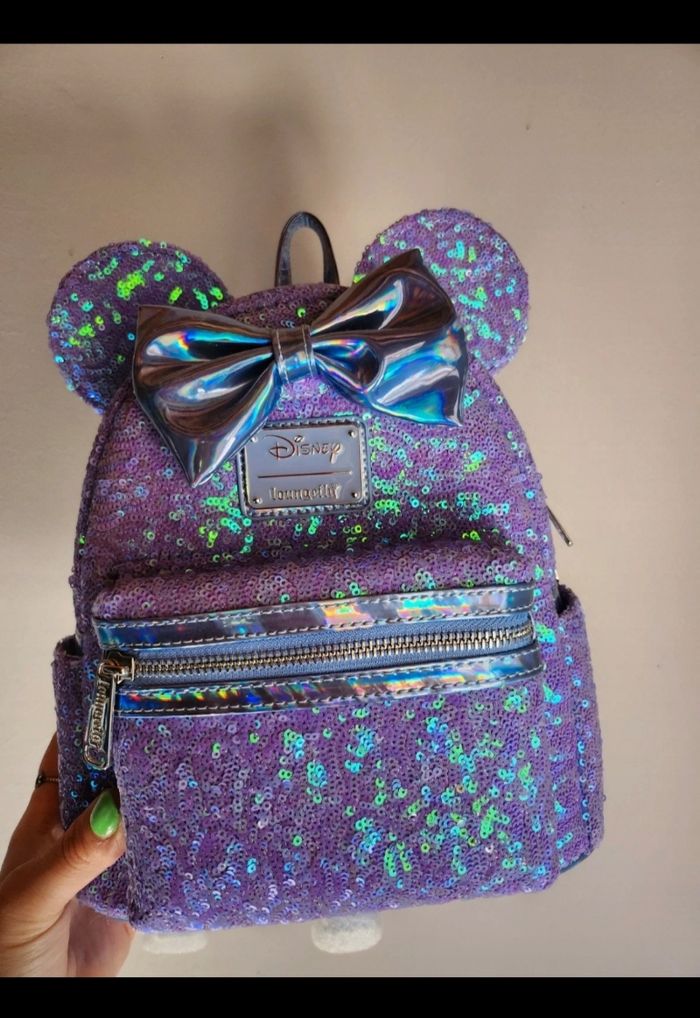 Loungefly sequin Purple celebration - photo numéro 4