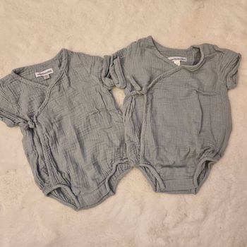 Bodies bleu 3m vertbaudet 