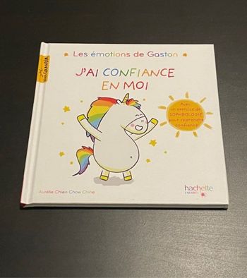 Livre les emotions de Gaston j’ai confiance en moi