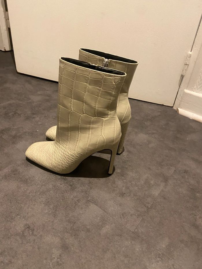Bottines Justfab taille 8 talon 11cm - photo numéro 3