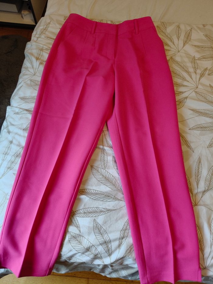Pantalon Kiabi rose fushia M