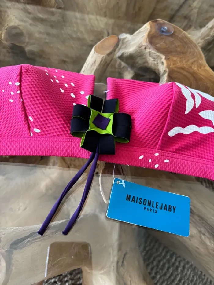 Haut de maillot de bain Maison Lejaby bandeau fleur - photo numéro 2