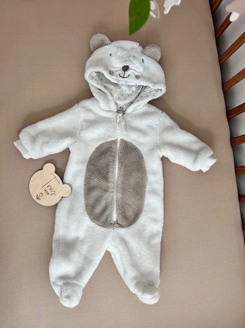 Combinaison pyjama ours ourson mixte combi pilote 3 mois