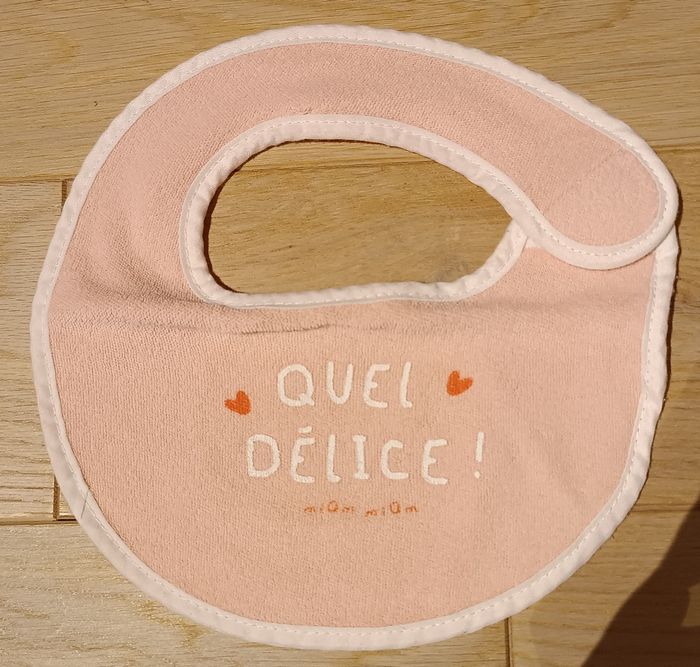 Lot de 5 bavoirs à scratch pour bébé fille - photo numéro 5