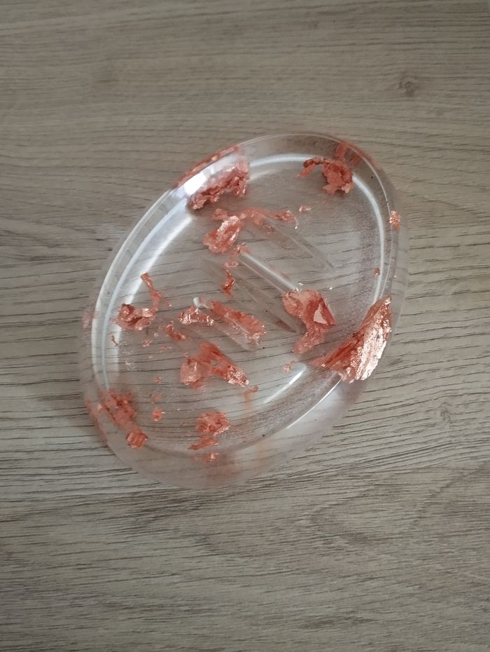 Porte savon transparent
