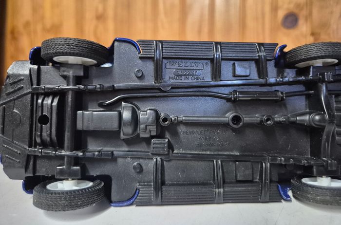 Welly 22087 chevrolet pick-up 1953 bleu 1/24 miniature - photo numéro 6