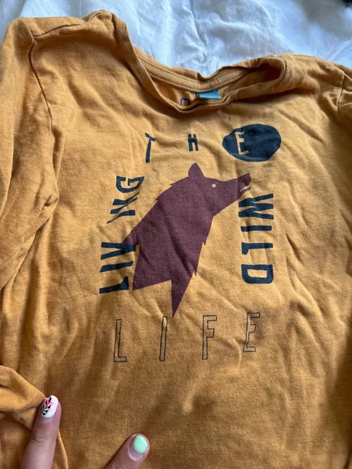 Lot tee shirt manche longue 5 ans Okaïdi - photo numéro 4