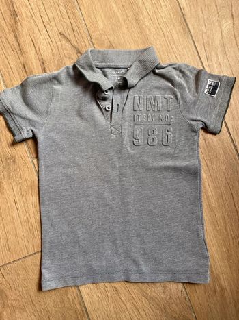 Polo name it 100% coton organic 7/8 ans