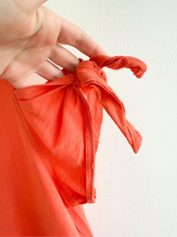 Top épaules dénudée orange in extenso taille 36 S - photo numéro 3