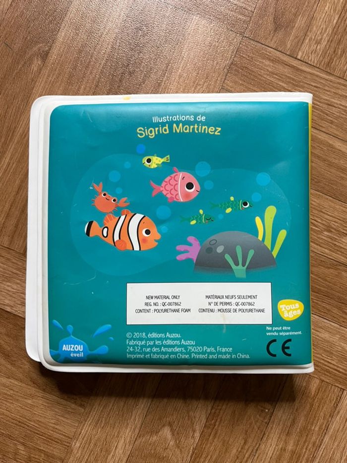 Livre de bain en plastique Milo navigue sur les flots - Auzou Éveil - photo numéro 2