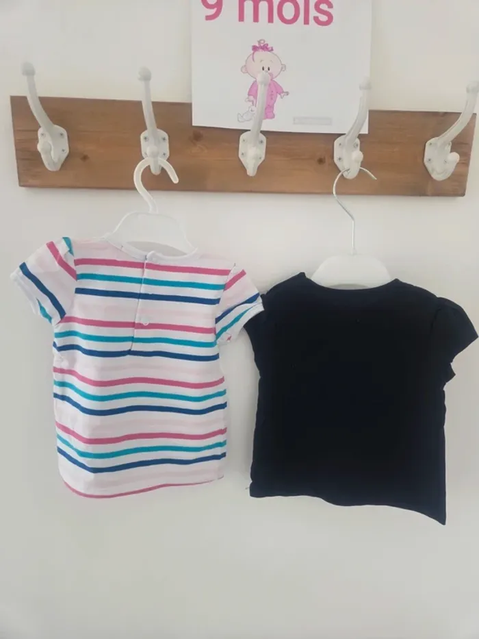 Lot 2 tee-shirts 9m - photo numéro 6