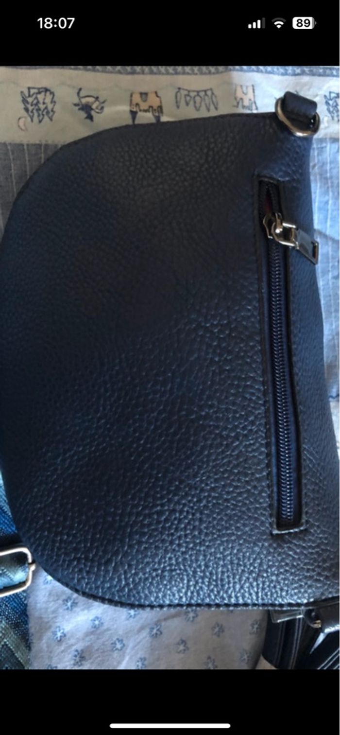 Sac banane bleu marine - photo numéro 5