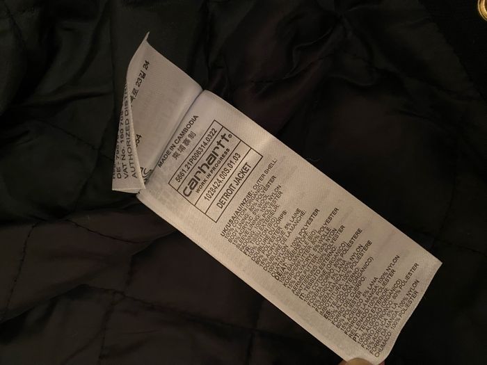 Veste carhatt detroit wip - photo numéro 4