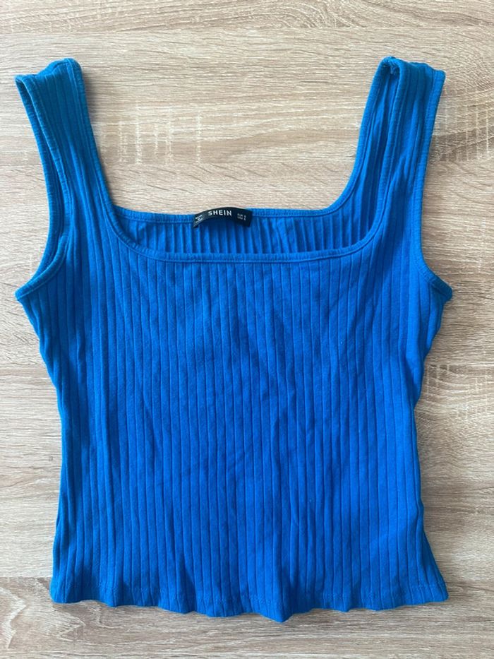 Débardeur bleu