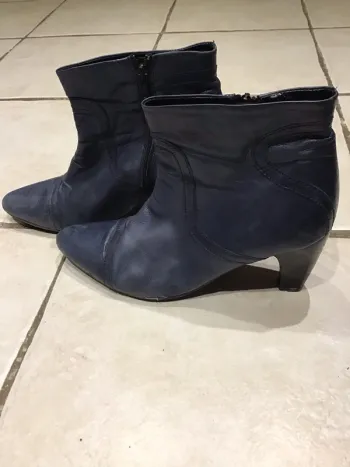 Bottines bleue